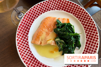 Comptoir Lazu - Truite beurre blanc, épinards