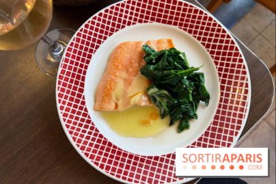 Comptoir Lazu - Truite beurre blanc, épinards