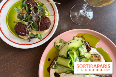 Comptoir Lazu - Courgettes crues et cuites, stracciatella