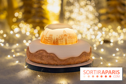 la Bûche de Noêl du Mandarin Oriental Lutetia aux Lumières de Paris