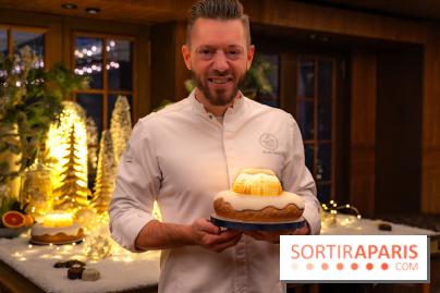 la Bûche de Noêl du Mandarin Oriental Lutetia aux Lumières de Paris