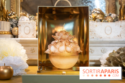 Les bûches et créations de Noël et fêtes de Ladurée 2025