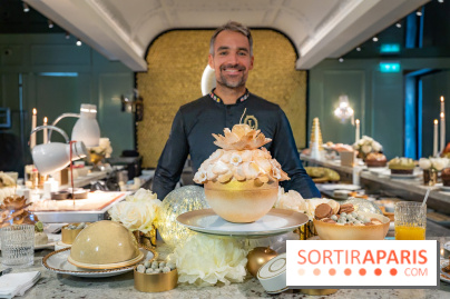 Les bûches et créations de Noël et fêtes de Ladurée 2025