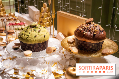Les bûches et créations de Noël et fêtes de Ladurée 2025