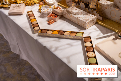 Les bûches et créations de Noël et fêtes de Ladurée 2025