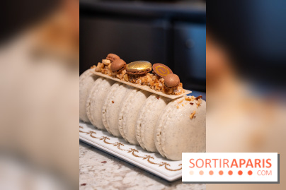 Les bûches et créations de Noël et fêtes de Ladurée 2025
