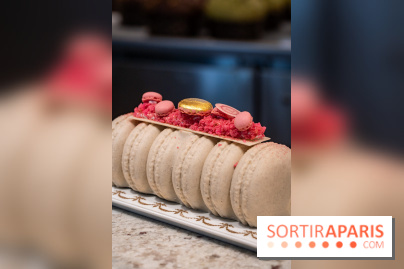 Les bûches et créations de Noël et fêtes de Ladurée 2025
