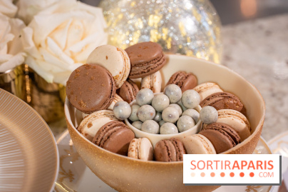 Les bûches et créations de Noël et fêtes de Ladurée 2025