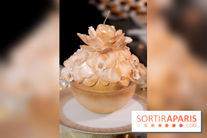 Les bûches et créations de Noël et fêtes de Ladurée 2025