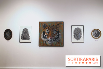 Ardif : nos photos de son exposition 'Felines Mechanimal'