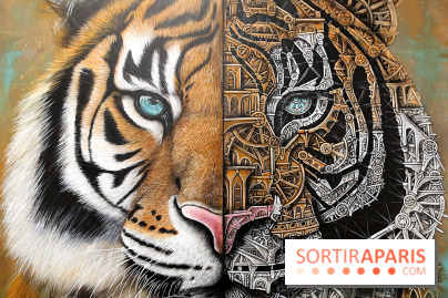 Ardif : nos photos de son exposition 'Felines Mechanimal'