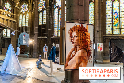Exposition street-art et mode gratuit dans une chapelle à Paris : à la Croisée des Arts - photos