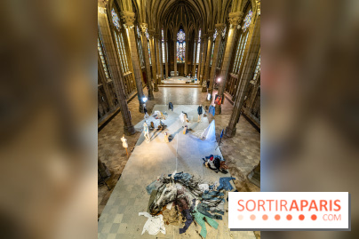Exposition street-art et mode gratuit dans une chapelle à Paris : à la Croisée des Arts - photos