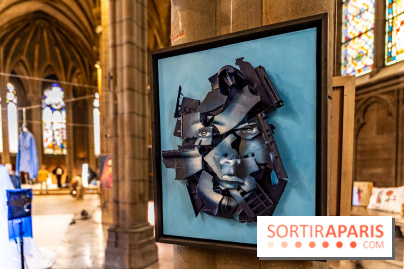 Exposition street-art et mode gratuit dans une chapelle à Paris : à la Croisée des Arts - photos - A7C09035