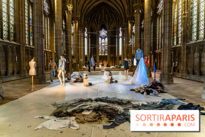 Exposition street-art et mode gratuit dans une chapelle à Paris : à la Croisée des Arts - photos