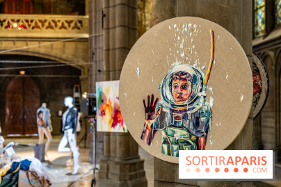 Exposition street-art et mode gratuit dans une chapelle à Paris : à la Croisée des Arts - photos - A7C08993