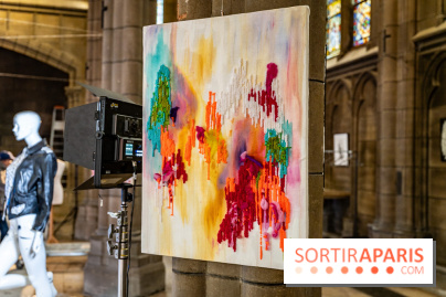 Exposition street-art et mode gratuit dans une chapelle à Paris : à la Croisée des Arts - photos