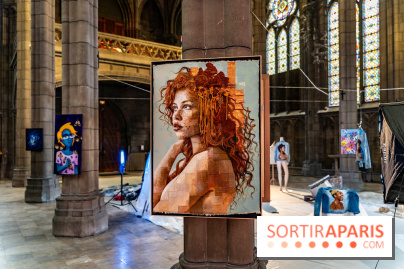 Exposition street-art et mode gratuit dans une chapelle à Paris : à la Croisée des Arts - photos
