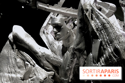 Daniel Buren et Miles Greenberg, nos photos de l'expo au Reiffers Art Inititiatives à Paris 