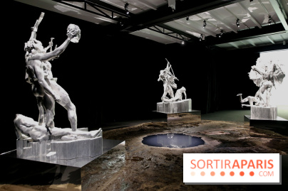 Daniel Buren et Miles Greenberg, nos photos de l'expo au Reiffers Art Inititiatives à Paris 