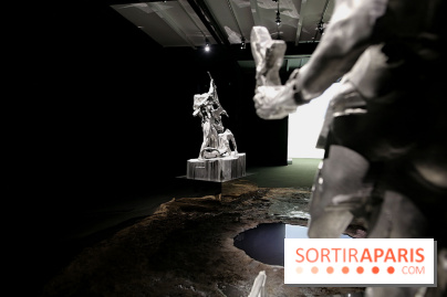 Daniel Buren et Miles Greenberg, nos photos de l'expo au Reiffers Art Inititiatives à Paris 