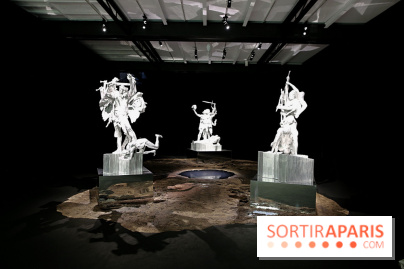 Daniel Buren et Miles Greenberg, nos photos de l'expo au Reiffers Art Inititiatives à Paris 