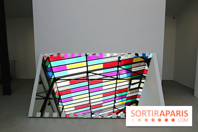 Daniel Buren et Miles Greenberg, nos photos de l'expo au Reiffers Art Inititiatives à Paris 