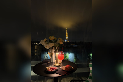 Un hiver ensoleillé au sommet de Paris sur le Rooftop Eylau Paris