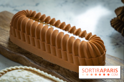 Les Bûches de Noël de Pleincœur par Maxime Frédéric 2025 et ses créations de fêtes - A7C07671