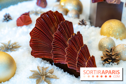 Bûche de Noël du Bristol 2025 signée Maxence Barbot : l'Art du Sommet - photos - A7C08918