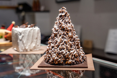 Bûches de Noël et créations de Fête d'Arnaud Larher 2025