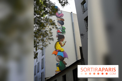 Seth, les photos de son œuvre murale à Belleville