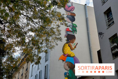 Seth, les photos de son œuvre murale à Belleville 