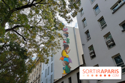 Seth, les photos de son œuvre murale à Belleville