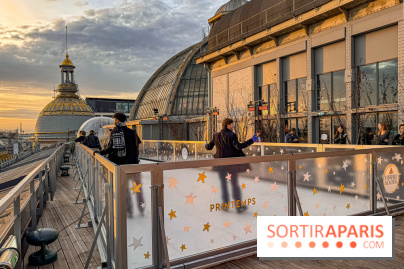 Noël 2025 au Printemps Haussmann : une patinoire gratuite au sommet du grand magasin