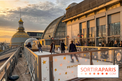 Noël 2025 au Printemps Haussmann : une patinoire gratuite au sommet du grand magasin