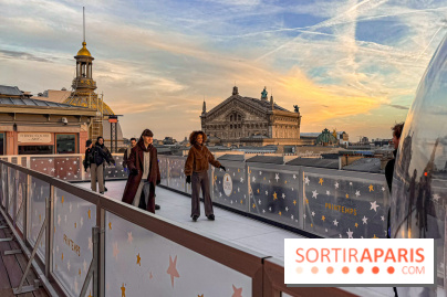 Noël 2025 au Printemps Haussmann : une patinoire gratuite au sommet du grand magasin