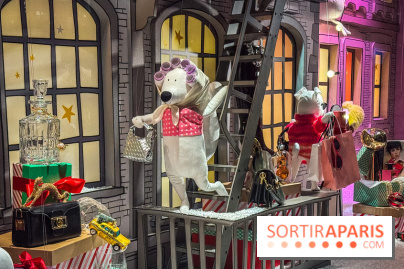 Les vitrines de Noël du Printemps Haussmann à Paris 2025 avec Diane Kruger, les photos