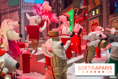 Les vitrines de Noël du Printemps Haussmann à Paris 2025 avec Diane Kruger, les photos