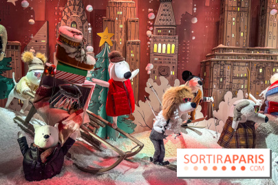 Les vitrines de Noël du Printemps Haussmann à Paris 2025 avec Diane Kruger, les photos