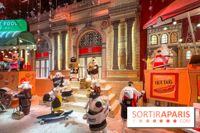 Les vitrines de Noël du Printemps Haussmann à Paris 2025 avec Diane Kruger, les photos