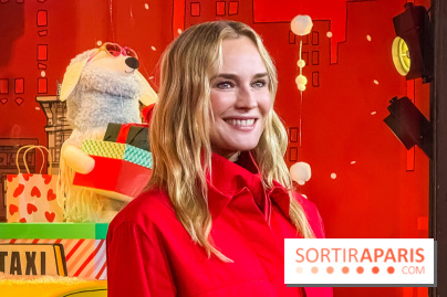 Les vitrines de Noël du Printemps Haussmann à Paris 2025 avec Diane Kruger, les photos