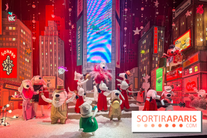 Les vitrines de Noël du Printemps Haussmann à Paris 2025 avec Diane Kruger, les photos