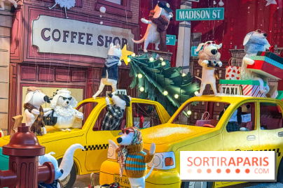 Les vitrines de Noël du Printemps Haussmann à Paris 2025 avec Diane Kruger, les photos