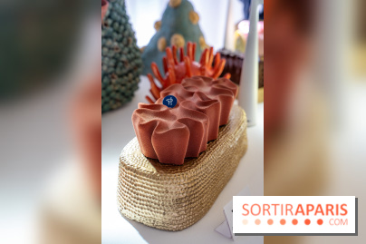 Bûches de Noël et créations de fête 2025 de Pierre Hermé : les Abysses