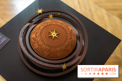 Bûche de Noël Opéra Garnier de la Maison du Chocolat 2025 - photos - A7C07775