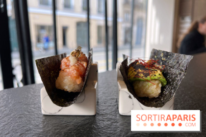 Nobisan - Temaki avocat flambé, temaki saumon flambé