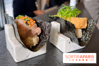 Nobisan - Temaki tofu fumé, temaki toro