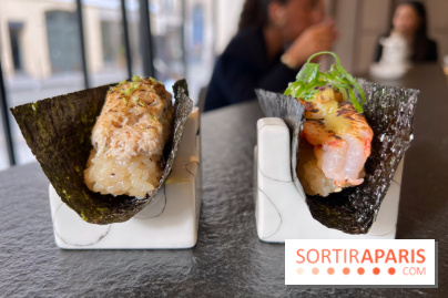 Nobisan - Temaki crevettes curry, temaki crabe yuba