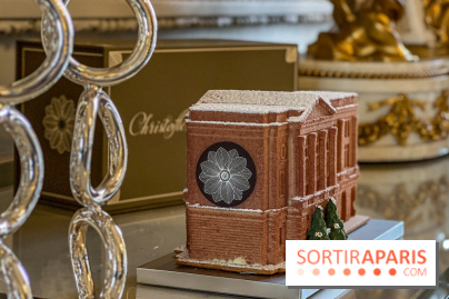 La Bûche de Noël 2025 de l'Hôtel de Crillon par Matthieu Carlin : le palace ... à croquer !